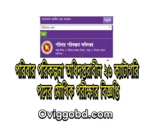 dgfp job circular exam date