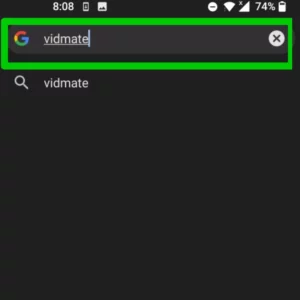 Vidmate লিখুন