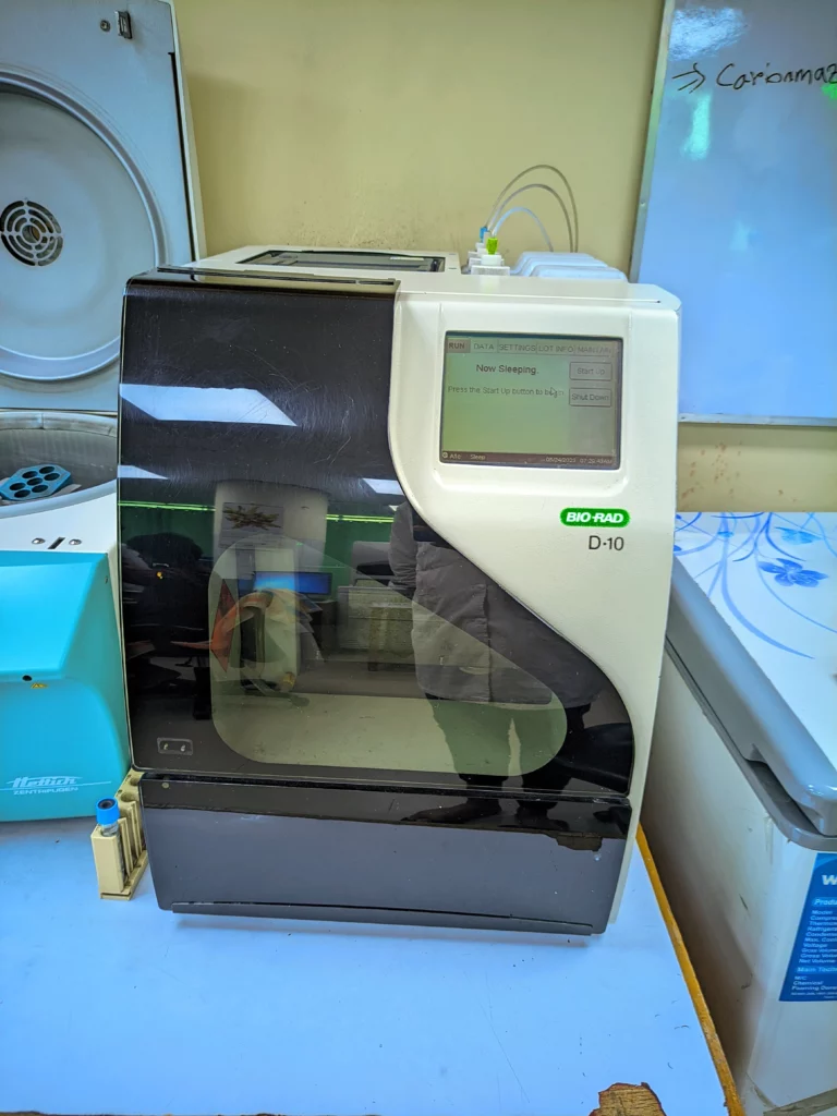 Bio-Rad D-10 হিমোগ্লোবিন অ্যানালাইজার — HPLC পদ্ধতিতে HbA1c পরীক্ষার জন্য আন্তর্জাতিক মানের যন্ত্র